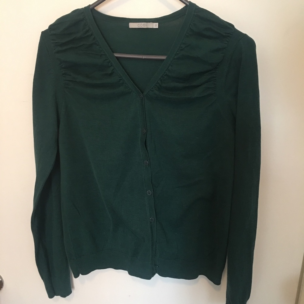 COS cardigan sweater, M, silk-cotton